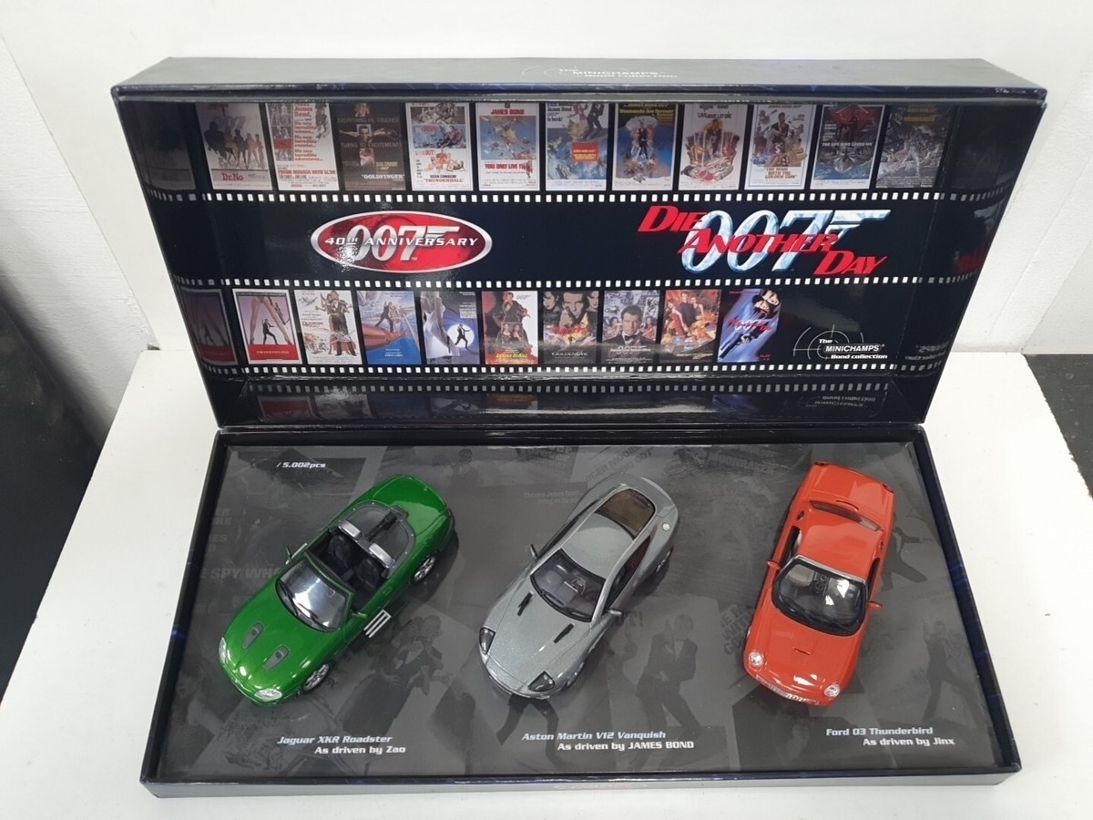 Minichamps 007 Die Another Day 劇中車３台 MINICHAMPS 007 Minicar 3 Set 1/43 Die Another Day From Japan