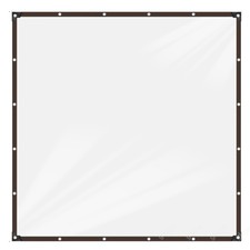 Plandeka Przezroczysta z oczkami Wodoodporna plandeka okienna Przezroczysta plandeka