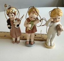 Bessie Pease Gutmann Ornaments Figurines Lot Of 3 Vintage Balliol