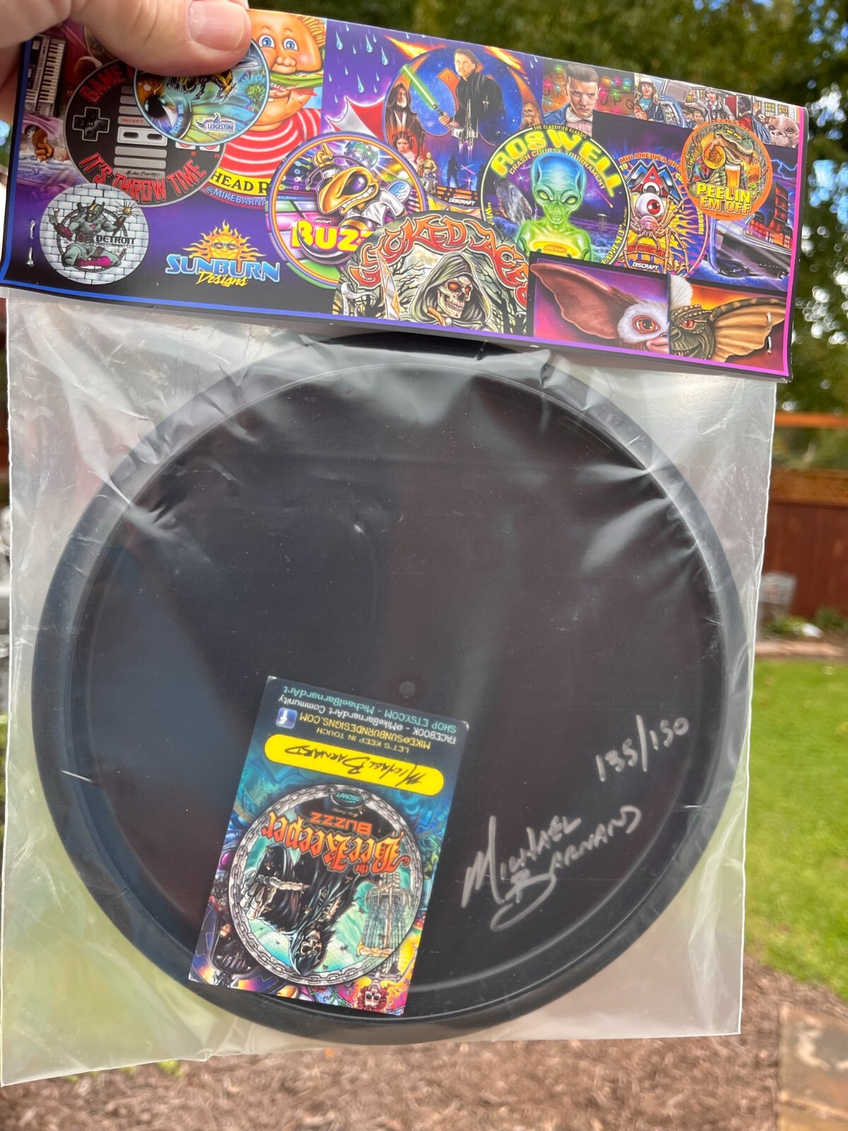 Discraft Buzzz United We Throw The Money Shot Barnard Signed MIP Disc Golf #2868 - Thumbnail 13