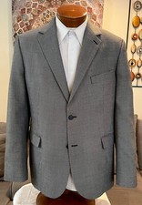 Bonobos Mens Gray Plaid 2 Btn 2 Vent Blazer Sz 42 R MINT 