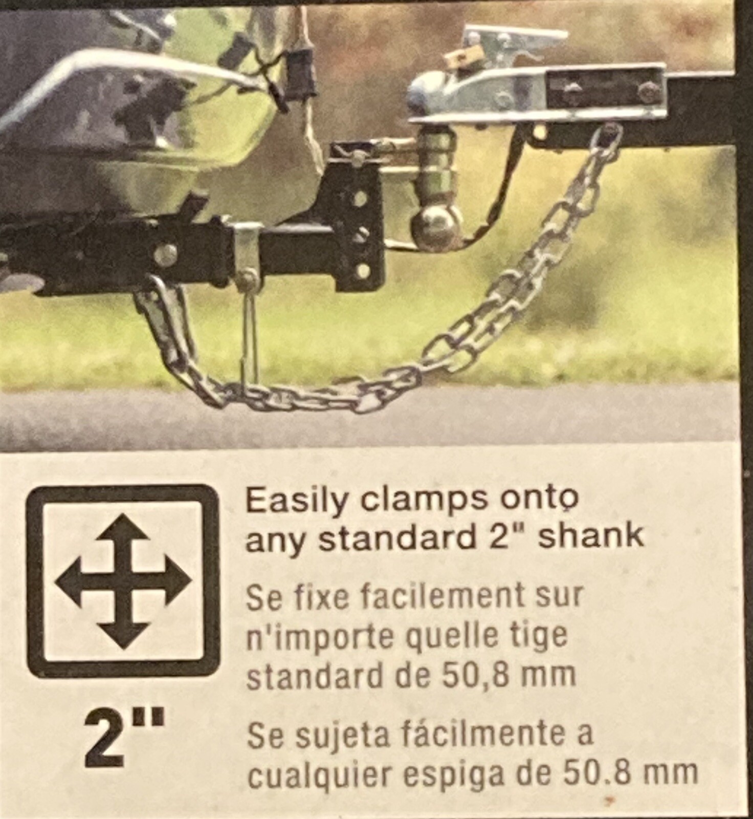 CURT 45806 Zinc Plated Boat Trailer Safety Chain Holder Bracket 2