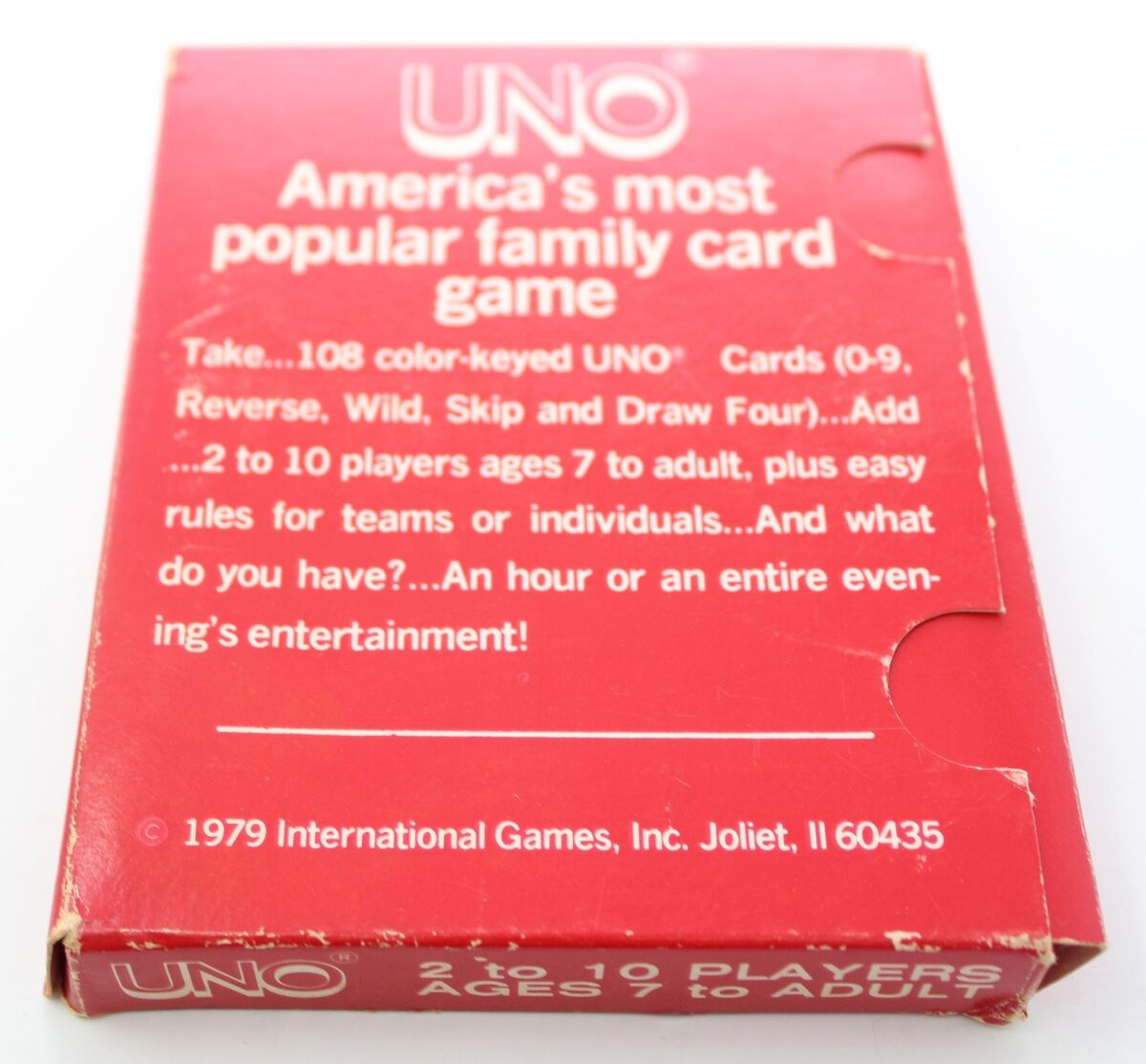 Vintage UNO Replacement Instruction Booklet 1973 IGI 