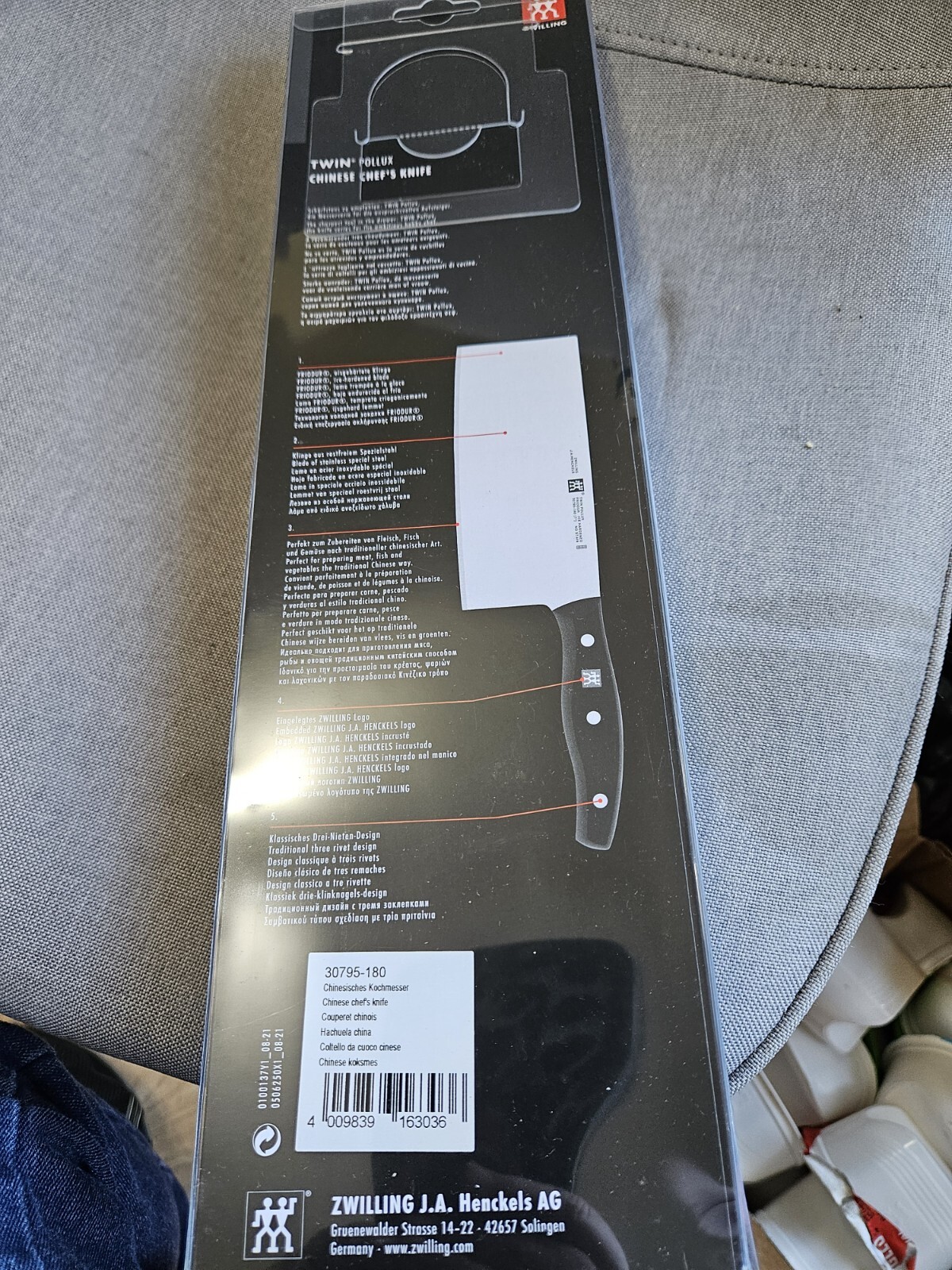 ZWILLING J.A. HENCKELS Twin Signature Pollux 7inch Chinese Chef's