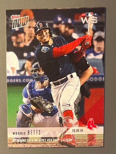 2018 Topps Now 952 Mookie Betts