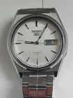 Seiko vintage watch 7009-8760 white linen dial original steel strap