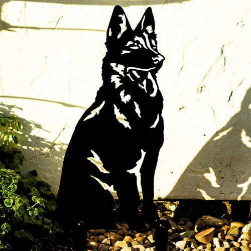 Deutscher Schäferhund Statue Geschenk Besitzer Sie Ihn Wohndeko Garten Ornamente Figur - Bild 23 von 44