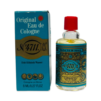 4711 Echt Kolnisch Wasser Eau de Cologne Splash 0.27 oz /8 mL Mini ~ VINTAGE HTF