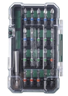 Masterforce  Impact Drive Bit Set - 21 Piece - Torsion Zone - USA Seller