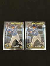 Tyler Cropley (3) 2024 Topps Chrome #148 RC Kansas City Royals