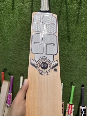 SS Pro 1.0 Players Grade English Willow Cricket Bat  2lb 10oz Amazing pings Bat