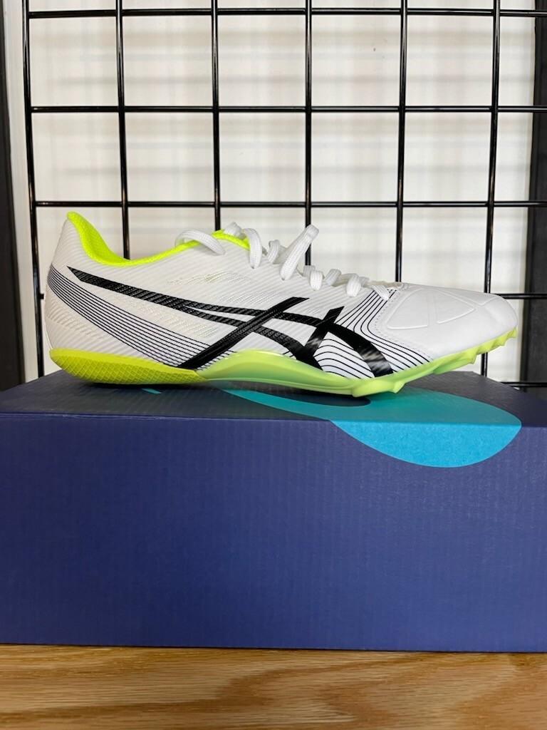 Asics HyperSprint Men's Track and Field Shoes - White, Black Asics HyperSprint Men's Track and Field Shoes - White, Black