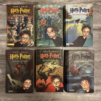 Harry Potter Band 1 - 6 deutsch Joanne K. Rowling Bücher Romane gebunden