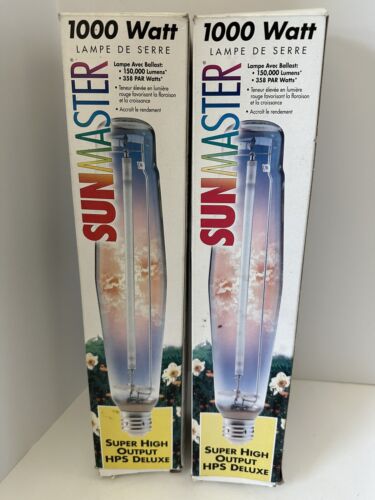 Ampoule de culture sodium haute pression 1000 W watts lampe « Sunmaster » lot de 2 - Photo 1 sur 9