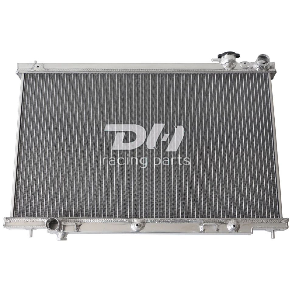 Radiador completo de aluminio de 3 filas para Infiniti G35 2003-2007 sedán cupé 3,5 L V6 #2588 Foto 2 de 4