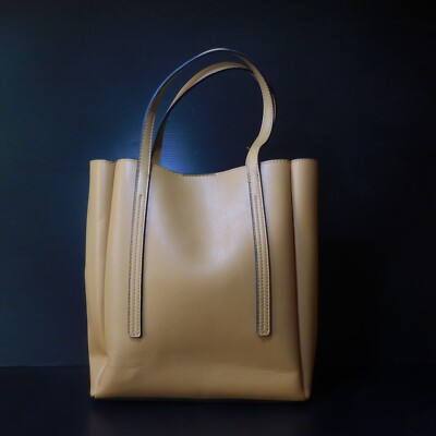 N9608 Tasche Tragetaschen Brown Pull & Bear Since 1991 Lederwaren Mode Frau