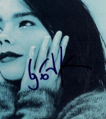 BJORK Signed Autographed Slabbed CD Cover 