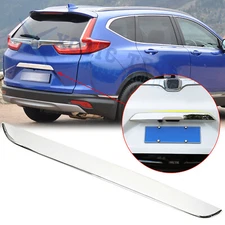 Chrome Stainless Trunk Tailgate Lid Handle Cover Trim For Honda CR-V 2017-2022