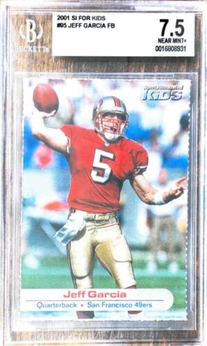 2001 SI For Kids Sports Illustrated #95 Jeff Garcia BGS 7.5 Near Mint+ - Picture 1 of 2