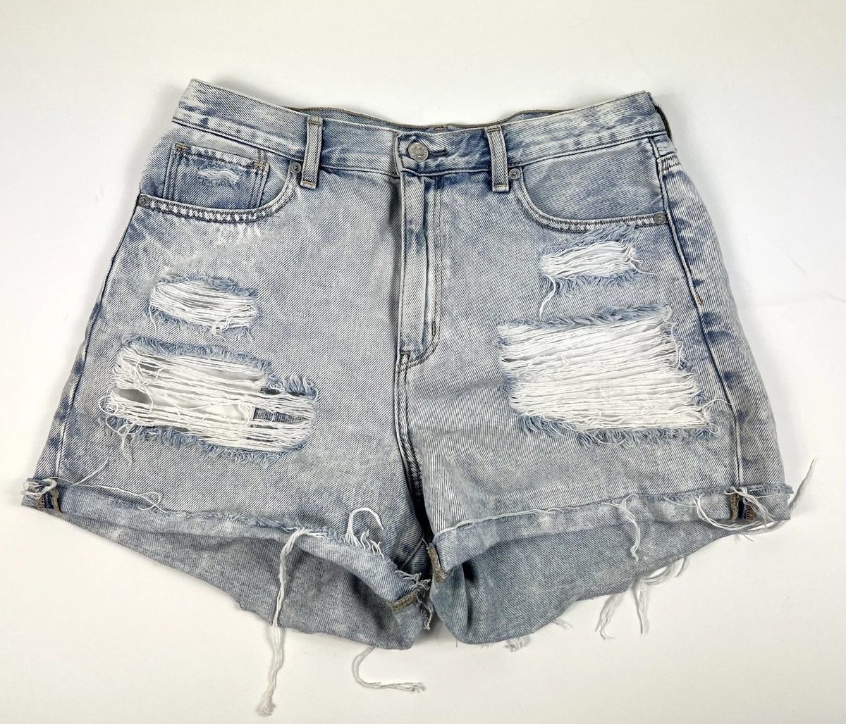 Distressed mom jean best sale shorts