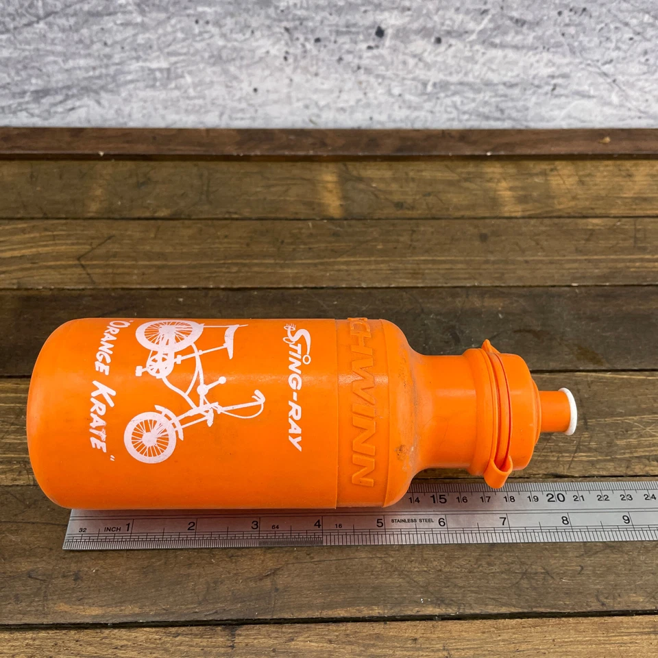 Vintage Schwinn Stingray Water Bottle Plastic Orange Eroica 90s Sting Ray 90s A2 - Image 3 of 4