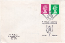 GB 1986 Polish Institute Regimental Colours FDC London SW7 special cancel VGC