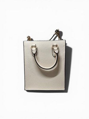 NWT Coach North South Mini Tote /Chalk /CJ500 | eBay