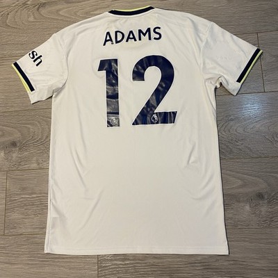 Heimtrikot Leeds United 2022/23 mit Adams 12 auf dem Rücken