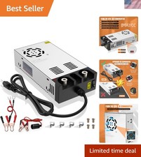 Adjustable 110V to 12V DC Converter: 600W Power Supply with Safety Features