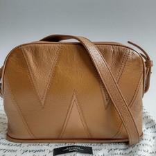 Borsa a tracolla Max Mara Weekend in pelle marrone con logo