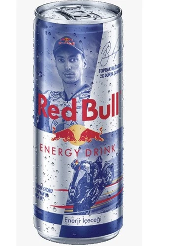 Vintage RED BULL 2X WORLD CHAMPION Empty Can From Turkey