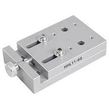Manual Lead Screw Slide Table X-Axis Compact Linear Stage 20mm Travel 60mmx100mm