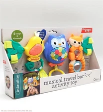 Infantino Go Gaga! Musical Travel Bar Activity Toy
