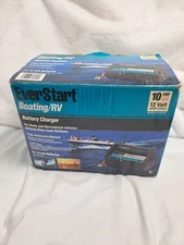Everstart Boating/RV 10 Amp Fast Charge 12V Battery Charger Model WM-51A-PE NICE