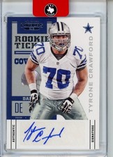 Tyrone Crawford 2012 Panini Contenders (Auto/Rookie) #194