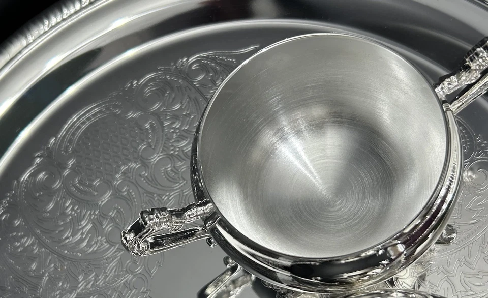 Wm Rogers & Son, четырехсекционный посеребренный кофейный набор 00115002, новая коробка повреждена - Изображение 4 из 4