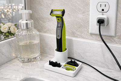 Halterung Stand passend für Philips Norelco & OneBlade Rasierer Kabelaussparung