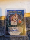 2024-25 Panini Obsidian Joe Johnson Galaxy Ink Auto 1/5 Deep Sea Mojo Hawks SP