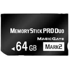 64GB Memory Stick Pro Duo MARK2 Compatible PSP CyberShot DSLR Handycam