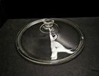 Vintage Pyrex 408 Replacement Round Lid Clear Glass