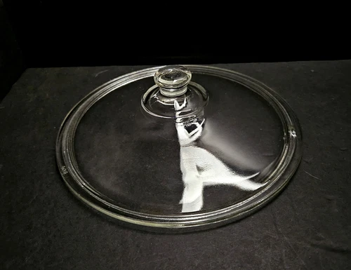 Vintage Pyrex 408 Replacement Round Lid Clear Glass