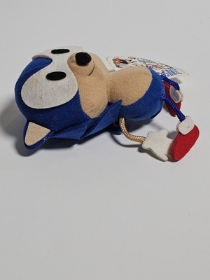 Sonic the Hedgehog Stringy SEGA 1991 Plush Toy Made in Korea