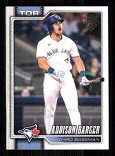 2026 Topps #241 Addison Barger Toronto Blue Jays 61277
