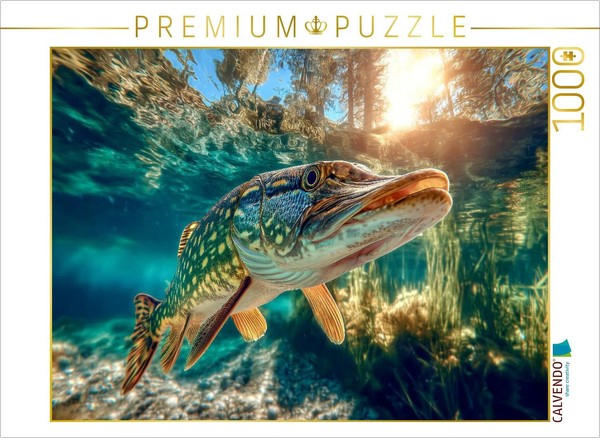 Calvendo Puzzle Between Plants And Glints Of Light | 1000 Pieces, Finished Size-image