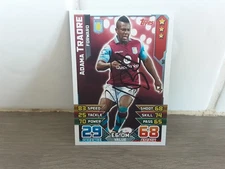 ASTON VILLA - ADAMA TRAORE Hand Signed Football trading card 