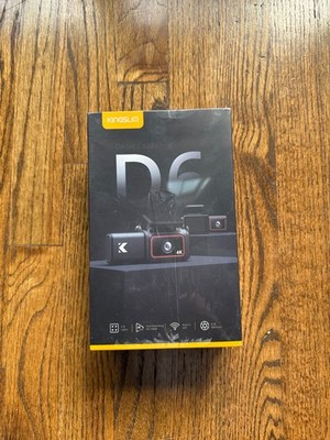 D6-4K Dual Dash Cam - WiFi & GPS 4K Front and 1080P Inside Type-C Uber Car Ca...