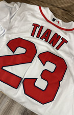 Luis Tiant Boston Red Sox White 2021 Patriots' Day Replica Baseball Jersey (L)