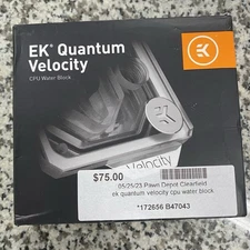 EKWB EK Quantum Velocity AM4 CPU Water Block RGB