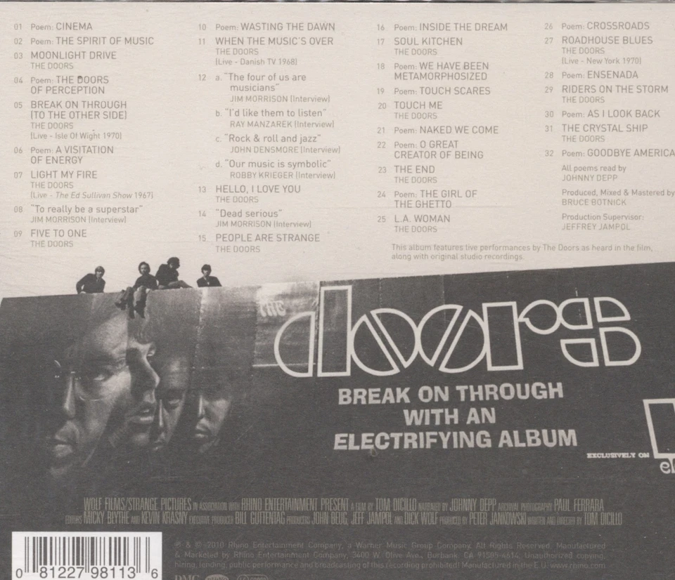 The Doors - When You're Strange: A Film About The Doors CD - Image 2 of 2