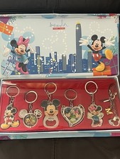 Rare - VTG Vintage Disney Hong Kong Character Keyring Gift Set - As Shown Unused